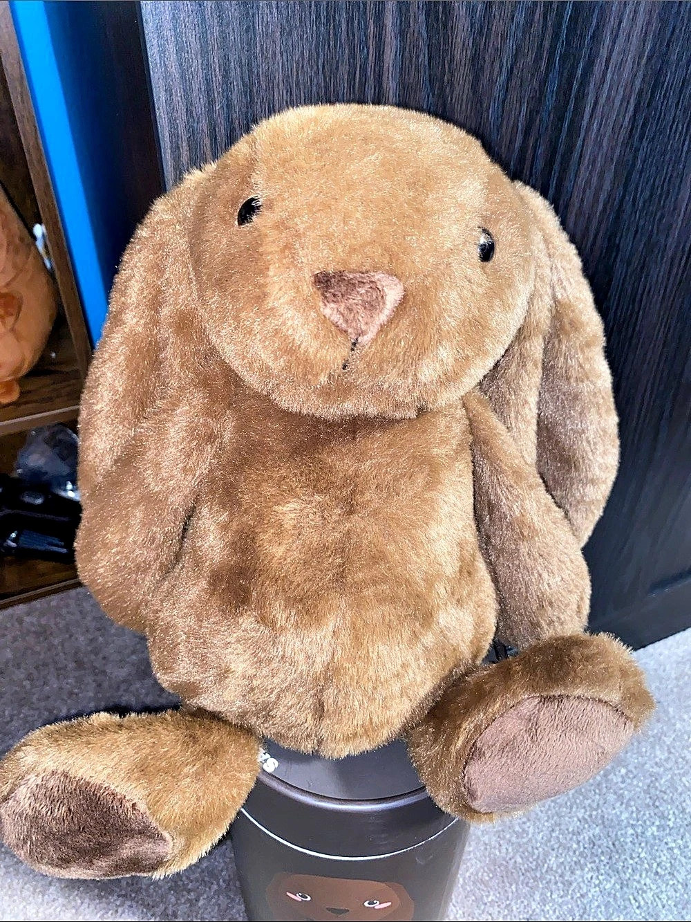 Hugz Benito the Bunny Weighted Plush Brown